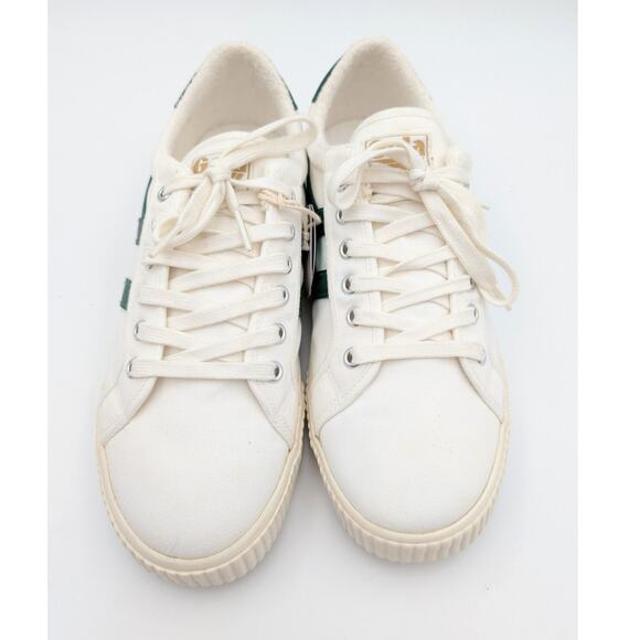 Gola Tennis Mark Cox Sneaker Shoes Lace-Up Men's White/Green Size US10 EU43 - Picture 9 of 11